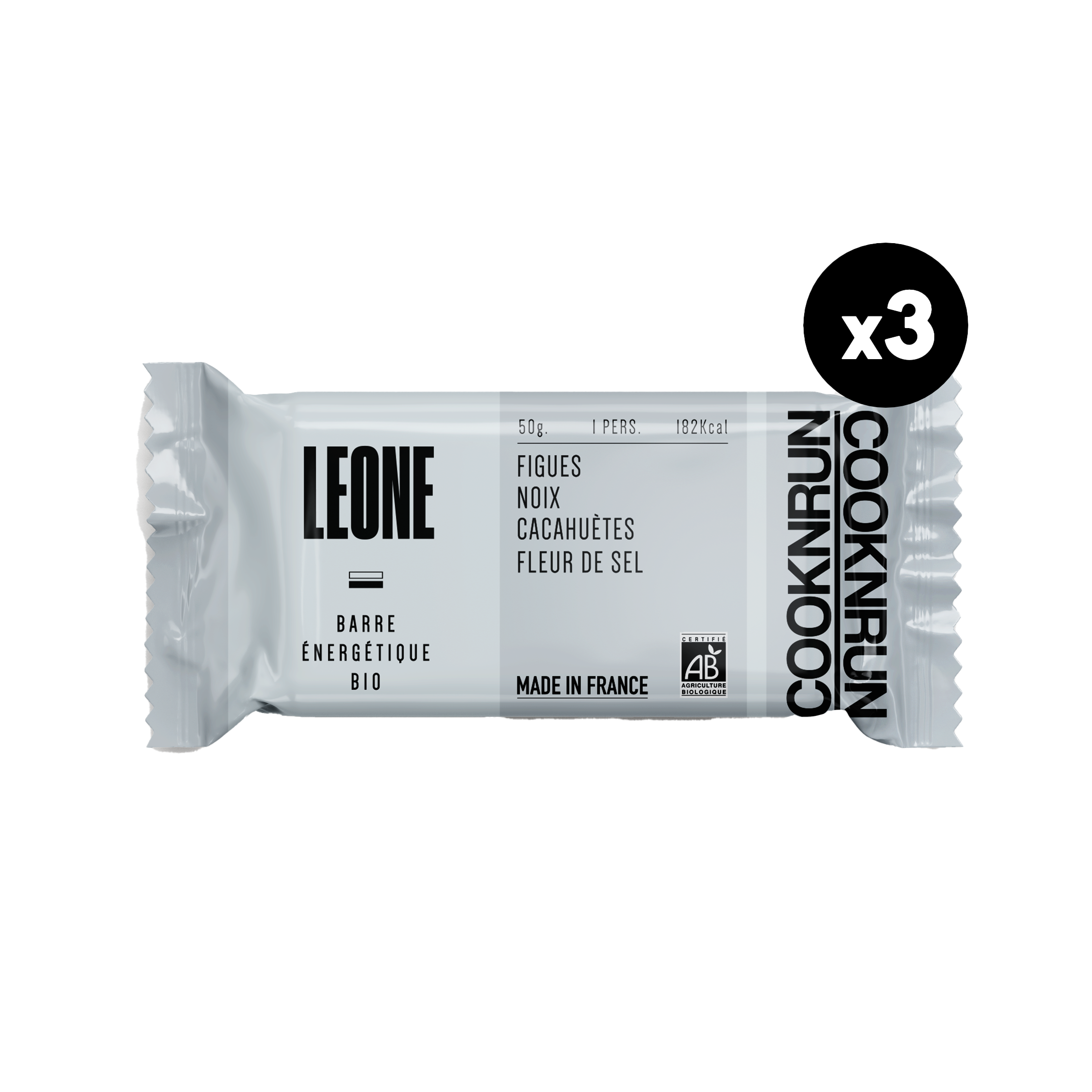 Leone Bio-Energieriegel | Feigen, Walnüsse und Fleur de Sel